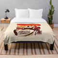 Tremors Graboid plush blanket featuring the iconic movie monster