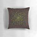 Vibrant pillow featuring the Ulam's Prime Spiral, a stunning mathematical pattern showcasing prime numbers.