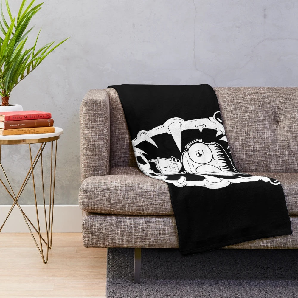 Soft and cozy Squee Johnny the Homicidal Maniac JTHM plush blanket