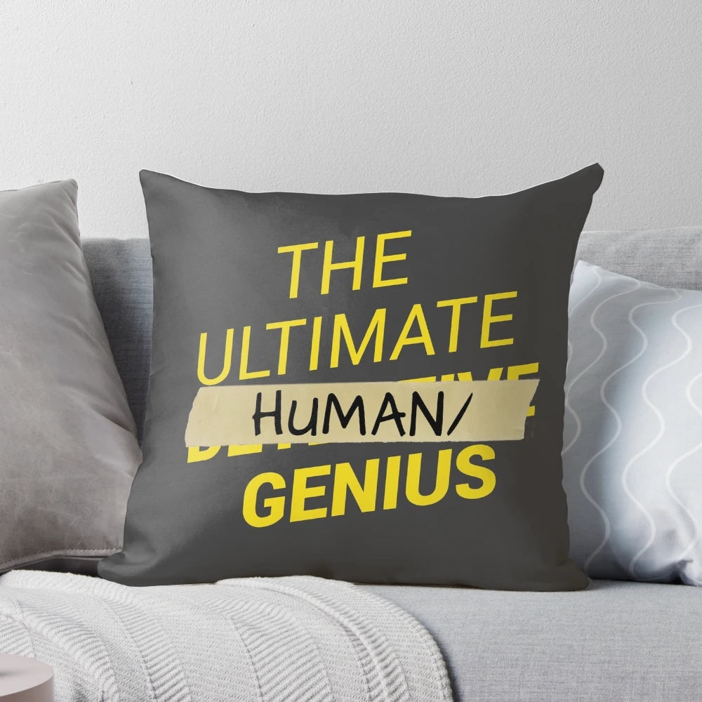 Plush pillow featuring a detective and genius character design inspired by the TV show Brooklyn Nine-Nine