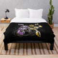 Plush blanket featuring the characters from the Murder Drones series