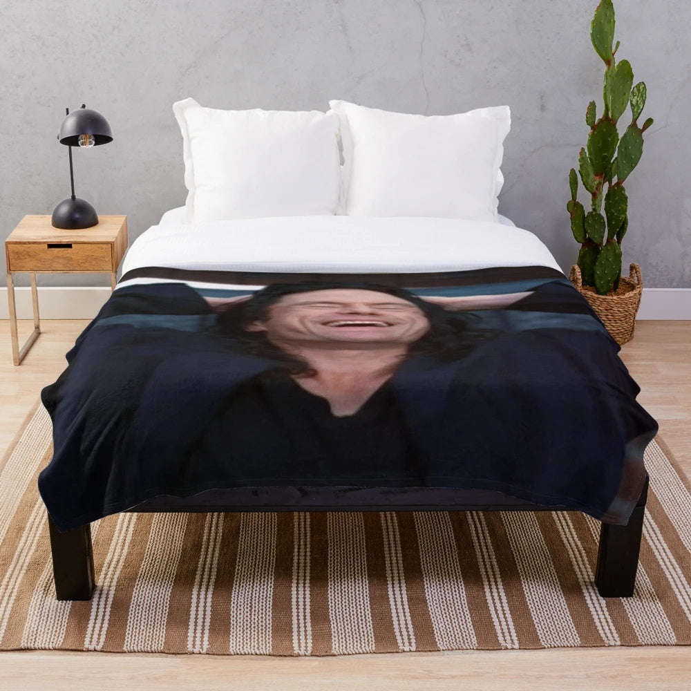 Tommy Wiseau Inspired Plush Blanket