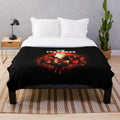 Plush blanket featuring The Lost Boys movie imagery and characters