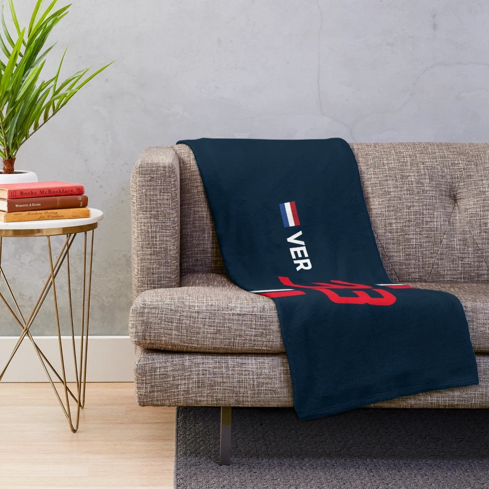 Verstappen Inspired F1 2021 Plush Blanket
