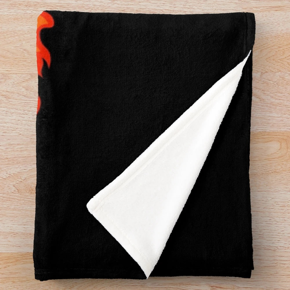 Veterinarian plush blanket with a cool and badass graphic design