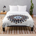 Colorful and stylish designer's plush blanket