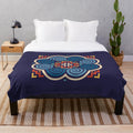 Hmong Symbol Plush Blanket - Vibrant Ethnic Textile Design
