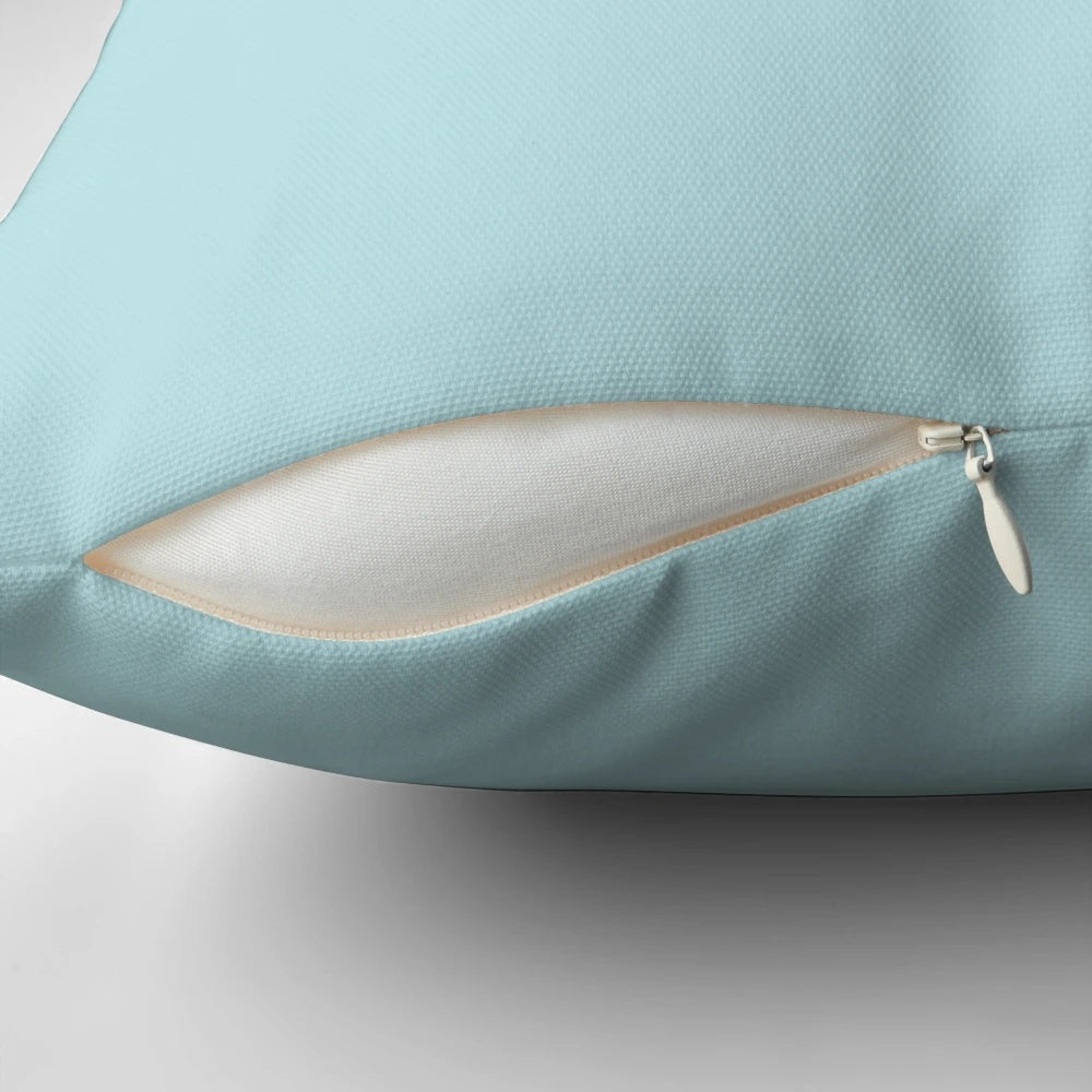 Colorful rainbow-patterned ceiling fan pillow for sensory and autistic interests