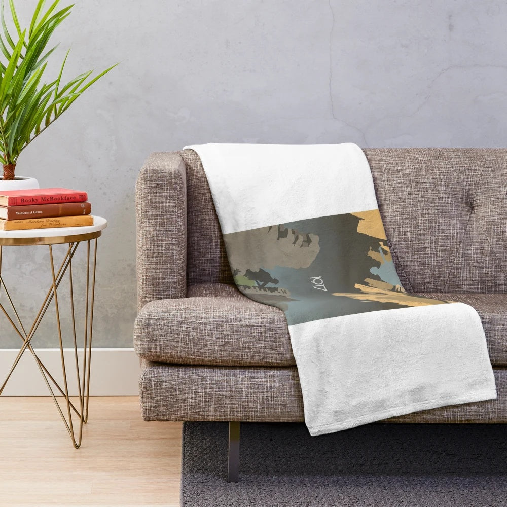 Soft and cozy plush blanket featuring the 1917 movie poster design