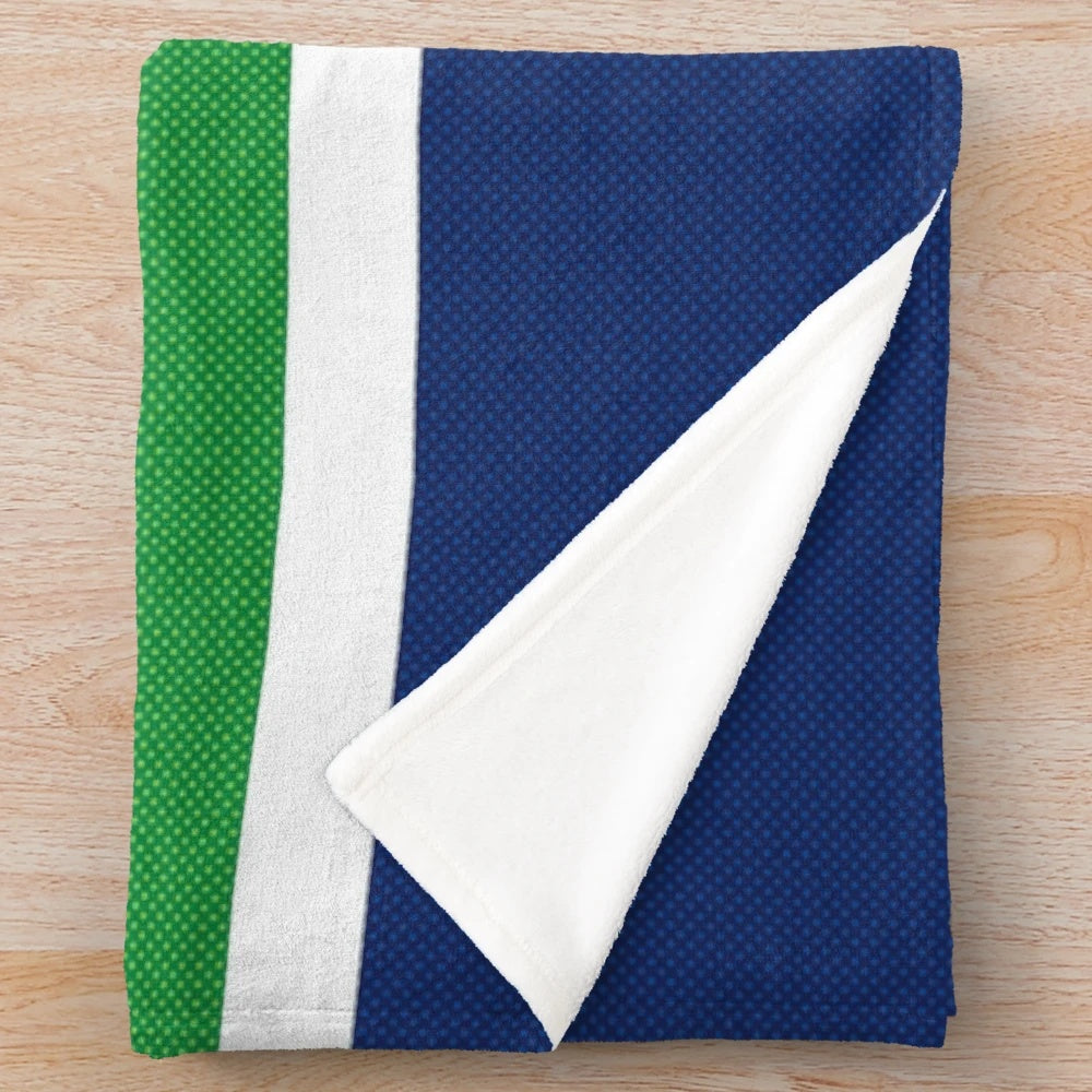 Vintage Hockey Masks Plush Blanket