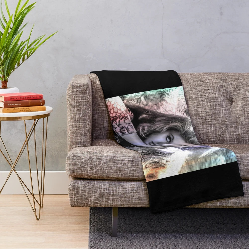 Vintage Hollywood Cinema Inspired Plush Blanket featuring Ann Margaret Poster