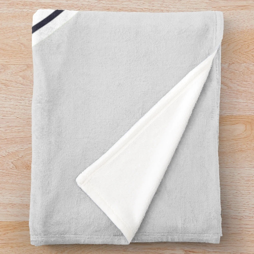 Plush blanket featuring a vintage-style German crest design
