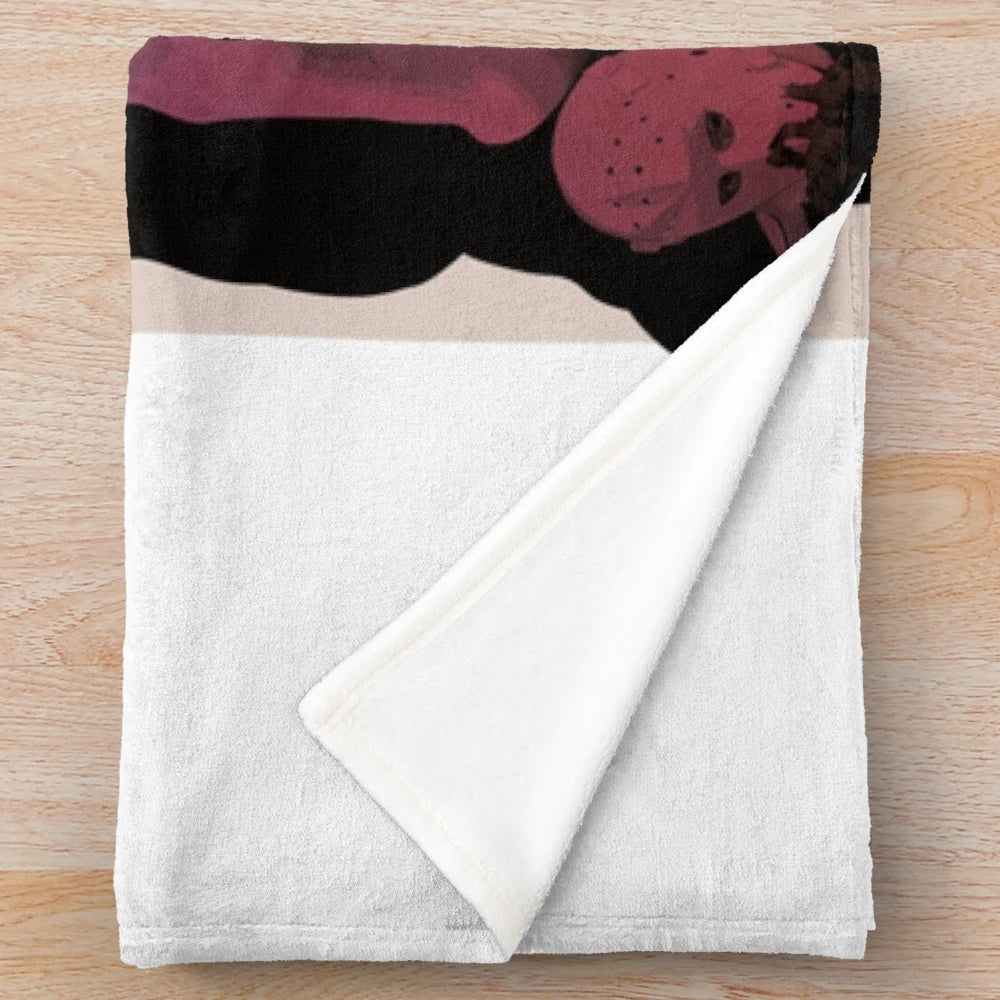 Soft and cozy plush blanket featuring the iconic "Heat" movie poster