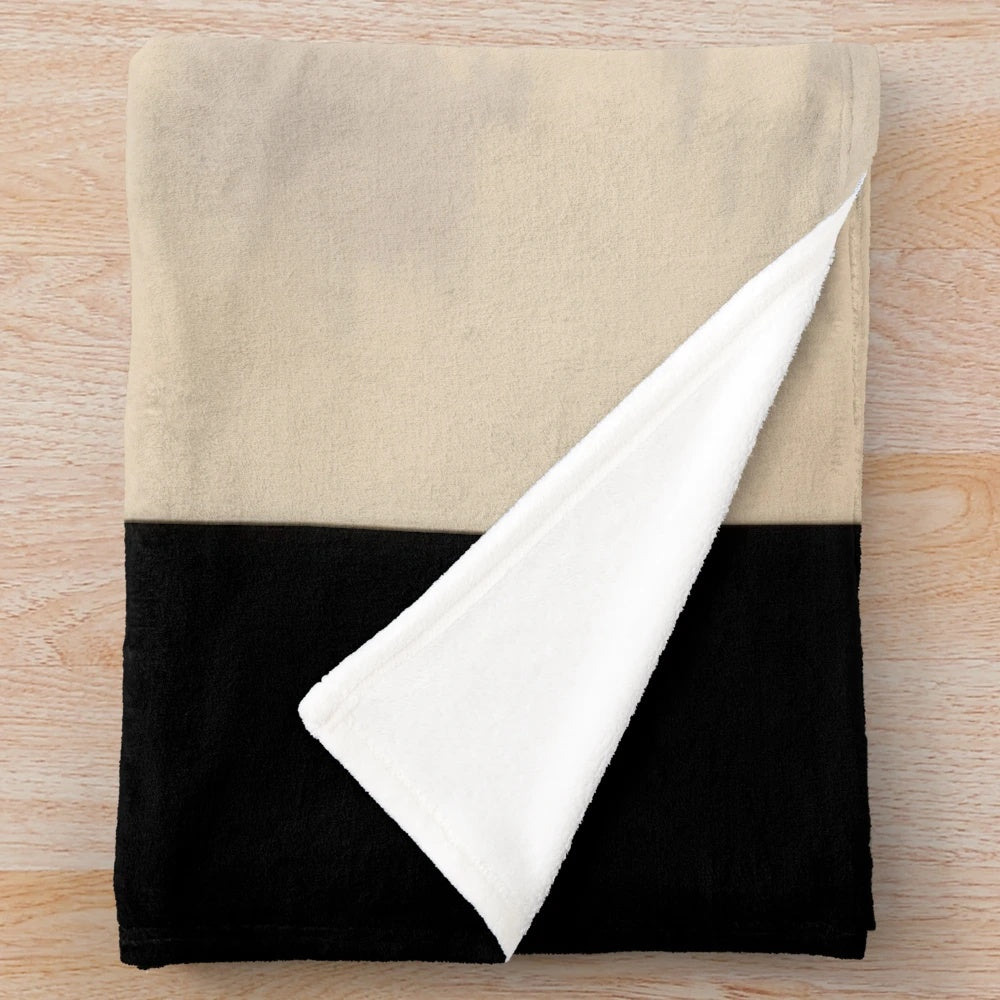 Vintage-inspired plush blanket featuring classic movie and old Hollywood design