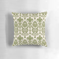 Vintage-inspired pillow featuring a design inspired by the iconic curtains from the classic musical "The Sound of Music"