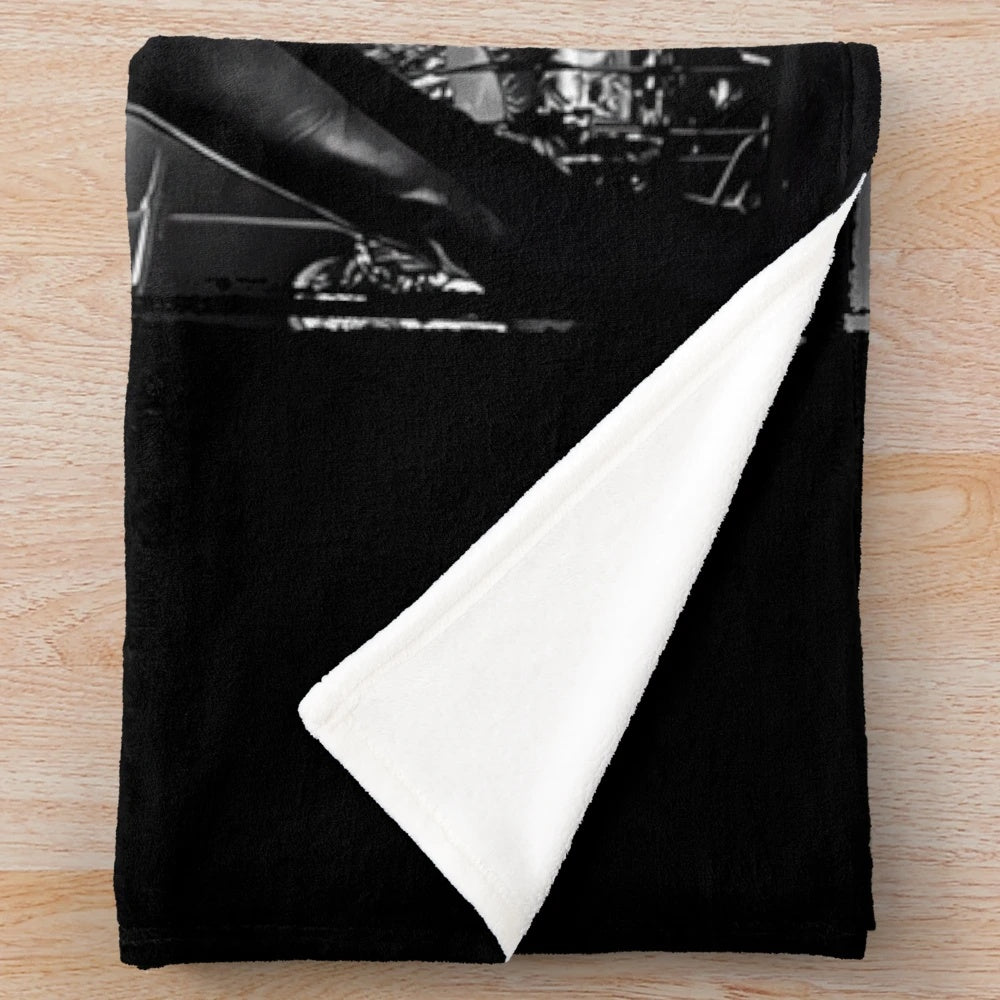 Cozy plush blanket featuring the iconic Thin Lizzy band logo