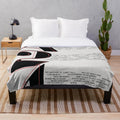 Plush blanket featuring a vintage-style design inspired by the A24 film Twenty Four