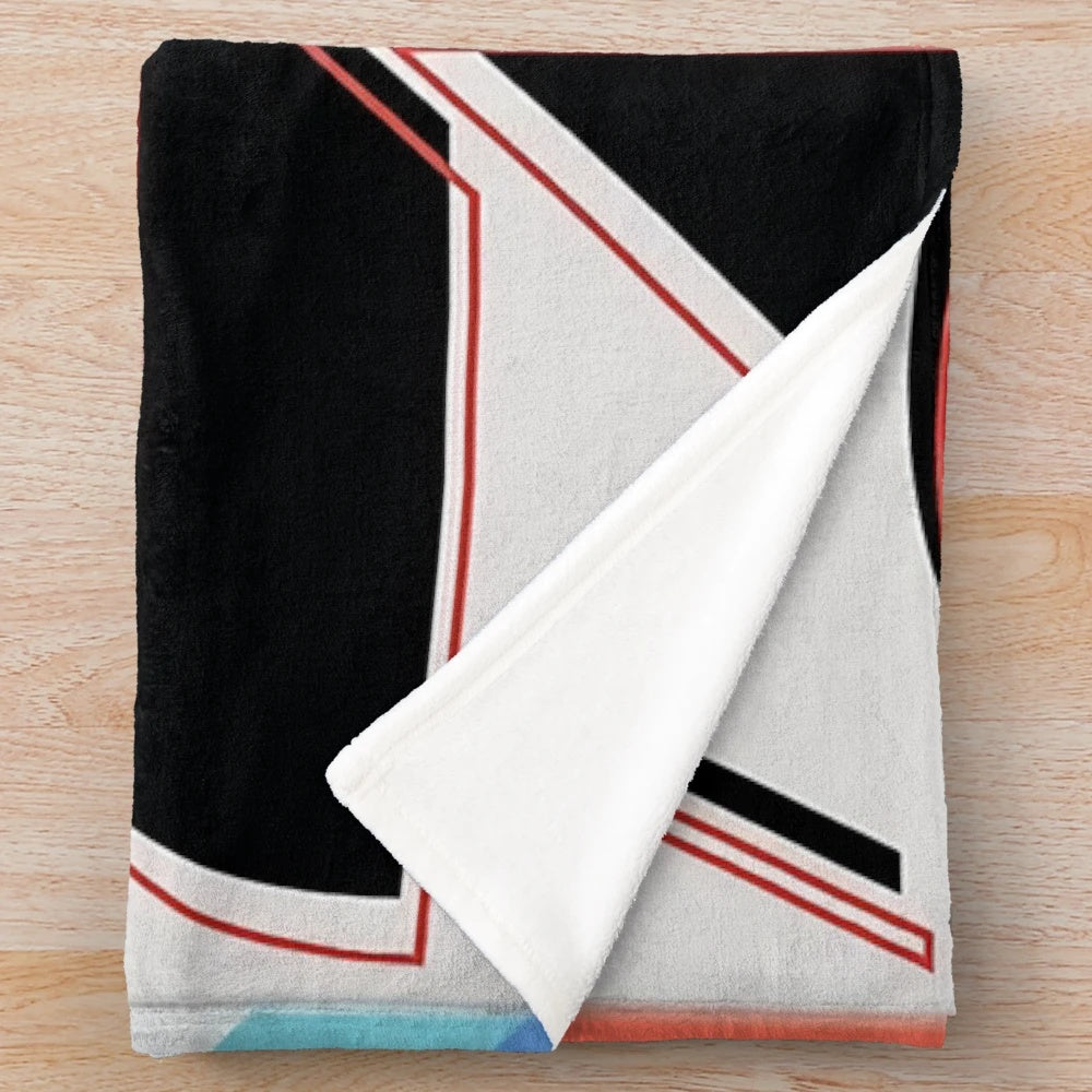 Plush blanket featuring a vintage-style design inspired by the A24 film Twenty Four