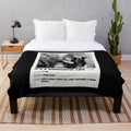 Vintage-style "It's a Wonderful Life" inspired plush blanket