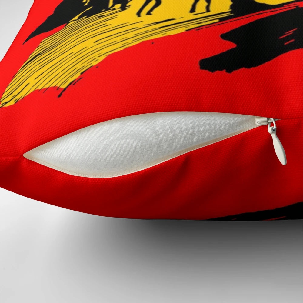 Vintage "Land of the Giants" sci-fi themed pillow featuring the iconic 1960s TV series