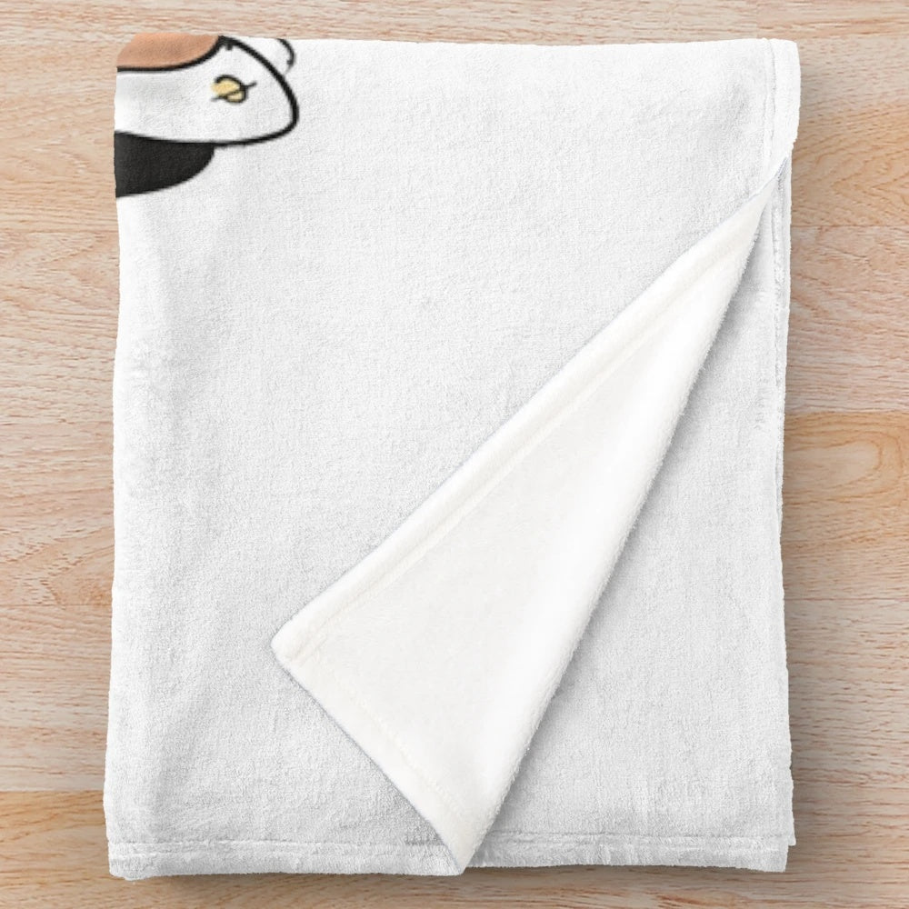 Vintage-style plush blanket featuring The Godfather movie imagery and classic cinema gangster design