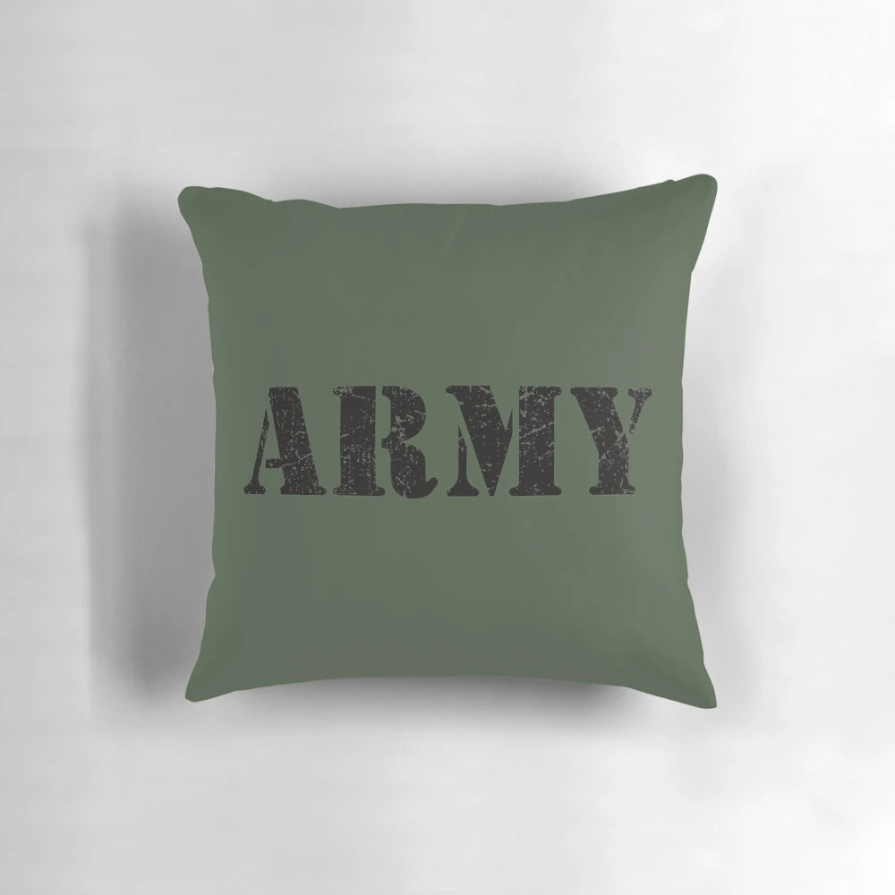Vintage US Army Classic Military Logo Decorative Throw Pillow
