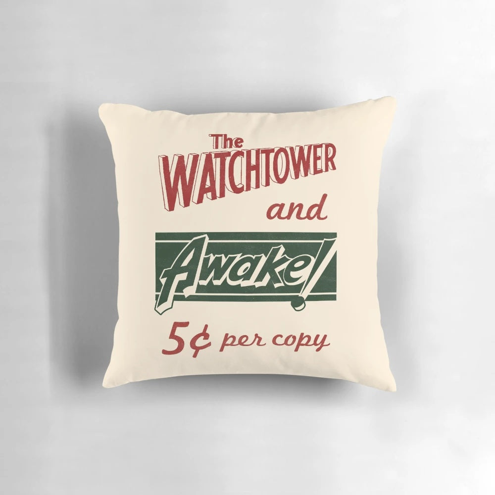 Vintage Watchtower and Awake Messenger Bag with JW Arts and Crafts Design