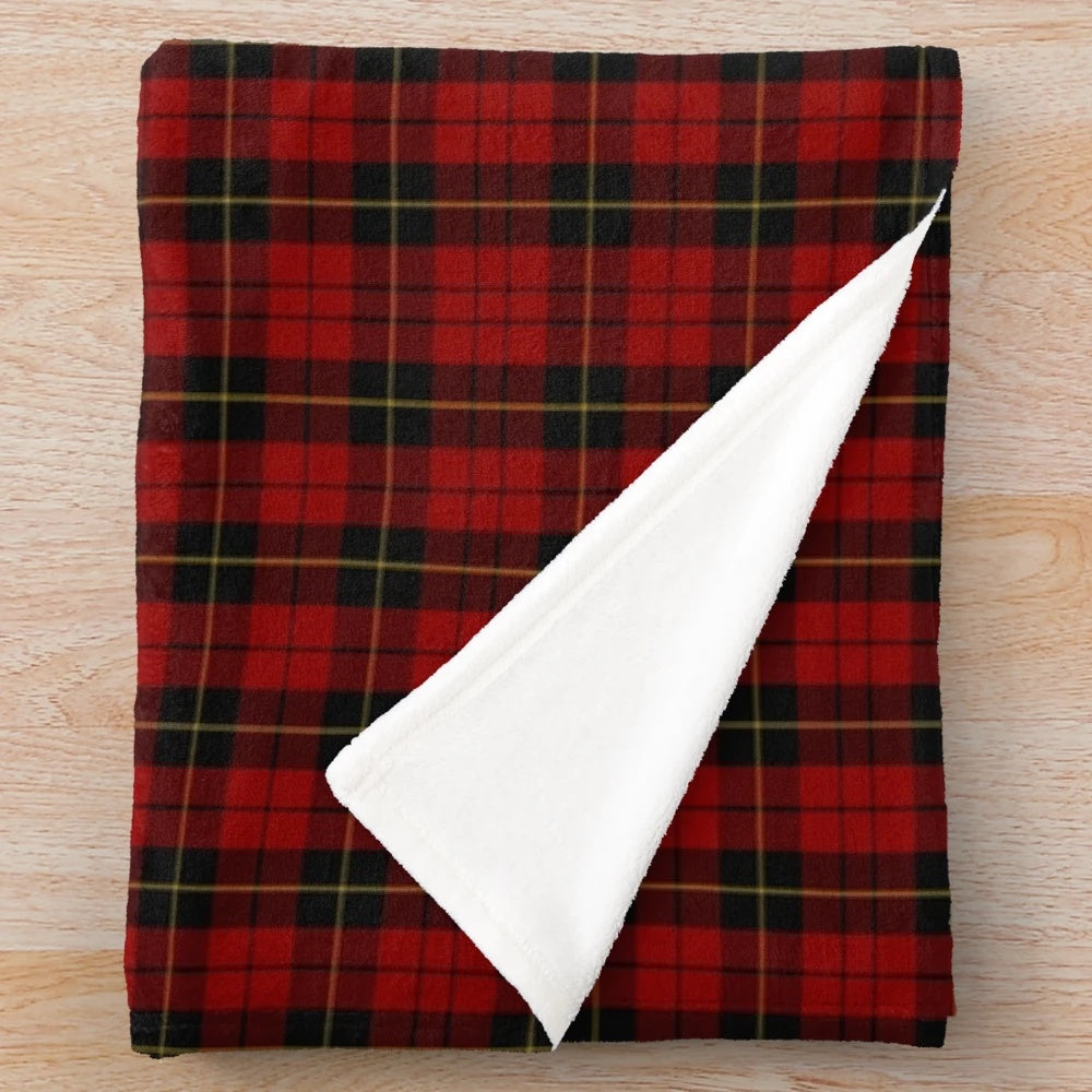 Wallace Tartan Plush Blanket