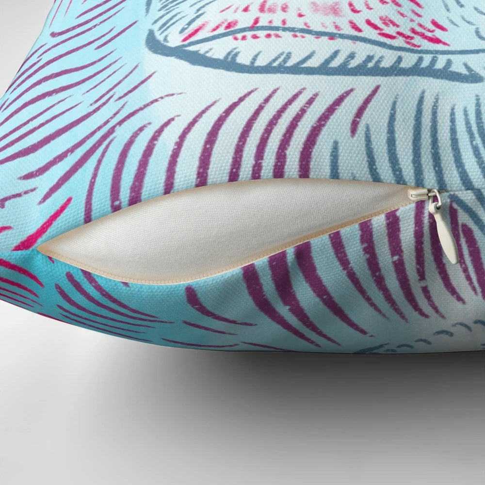 Soft, plush pillow featuring a watercolor border collie dog design