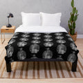 Yeat-inspired Afterlyfe plush blanket with album cover design