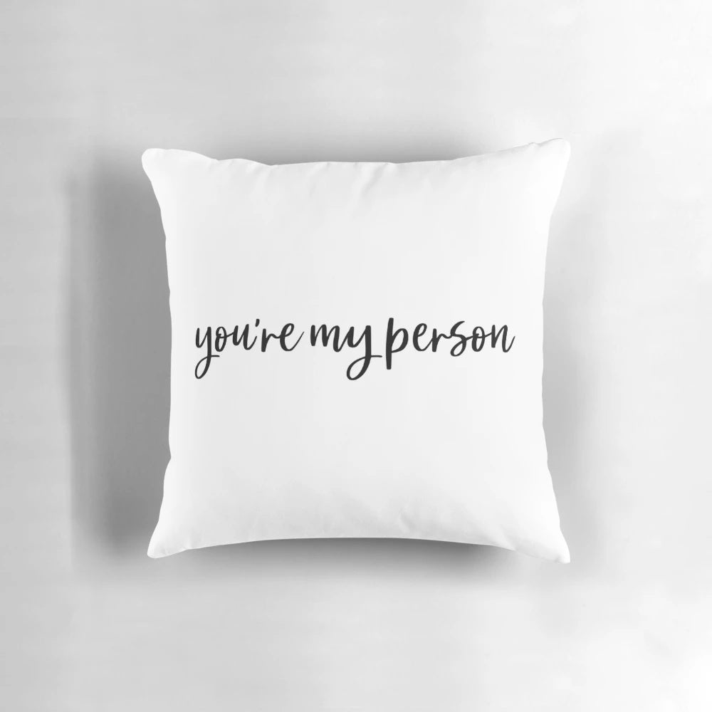 Grey's Anatomy-inspired "You're My Person" couple pillow