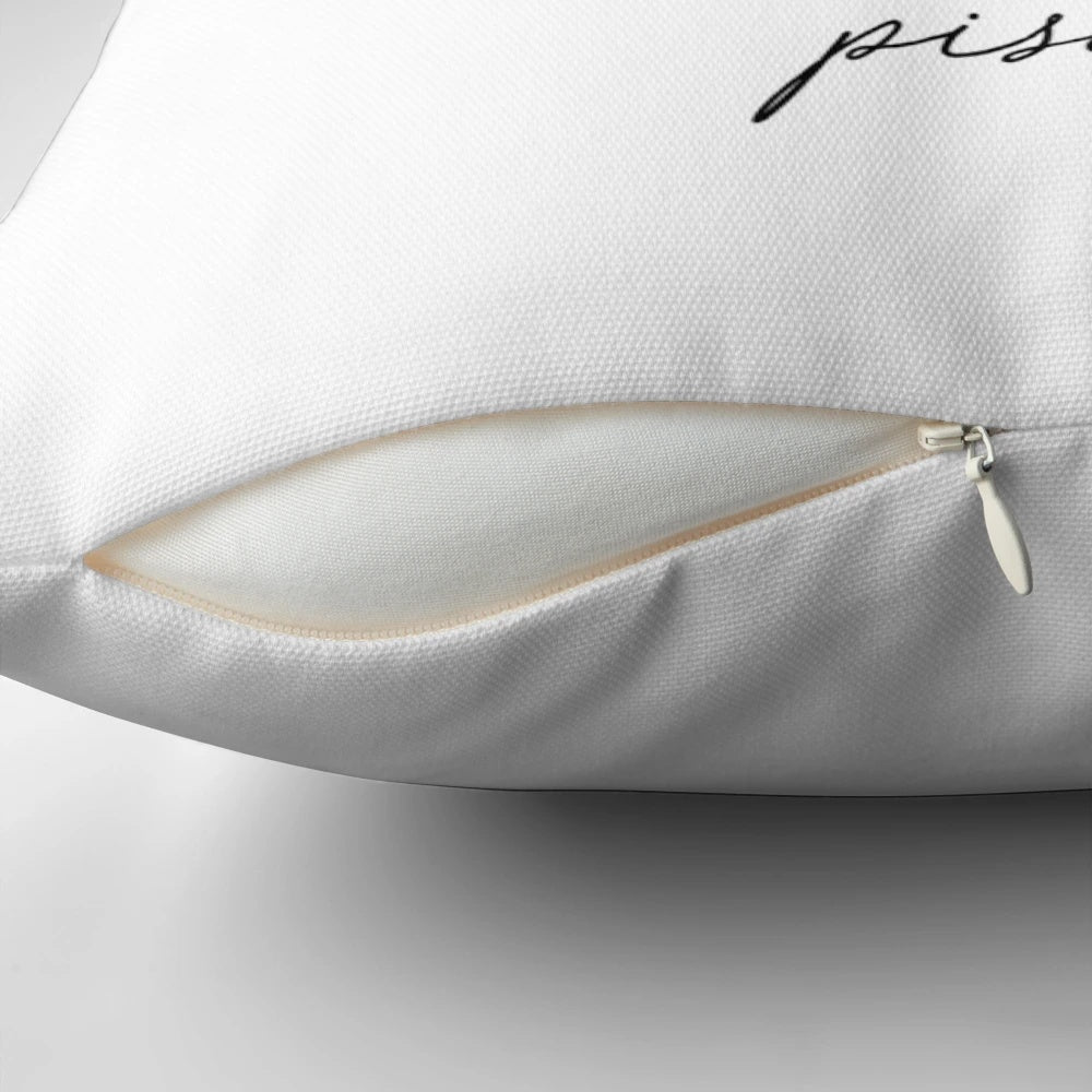 Zodiac Wildflower Constellation Pillow featuring a beautiful floral design and star sign motif